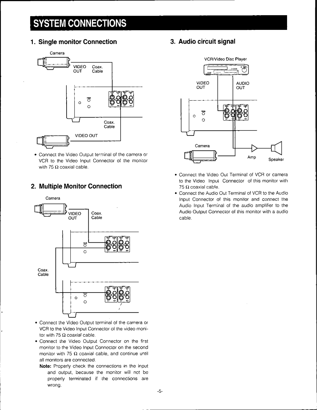 Panasonic WV-CM1430 manual 