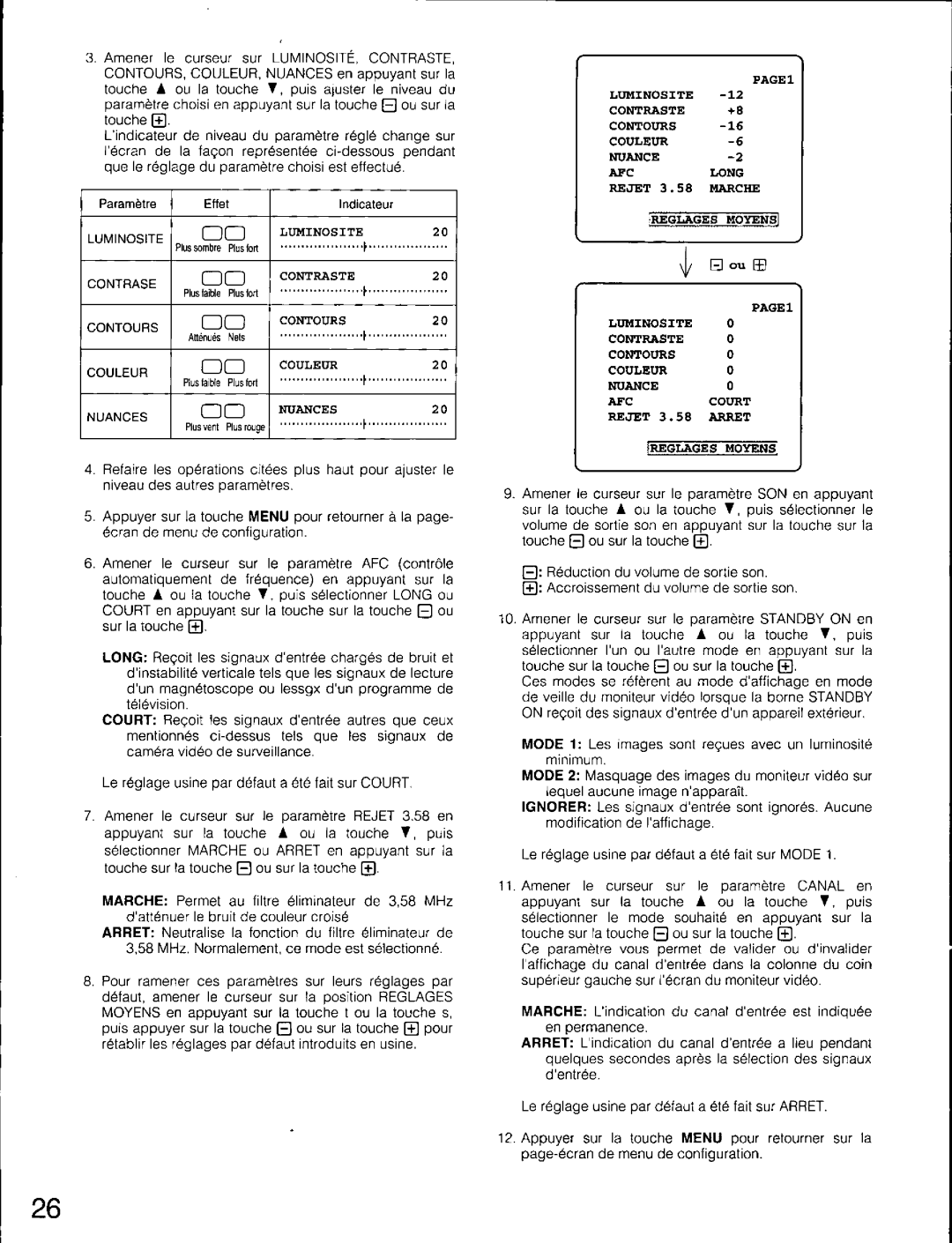 Panasonic WV-CM2080 manual 