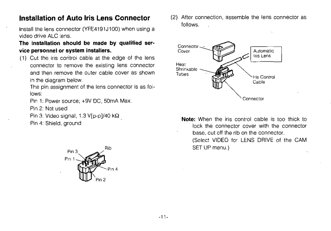 Panasonic WV-CPR654, WV-CPR650 manual 