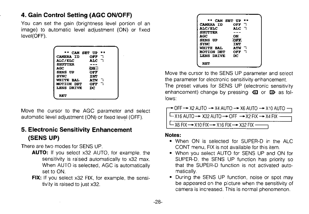 Panasonic WV-CPR650, WV-CPR654 manual 