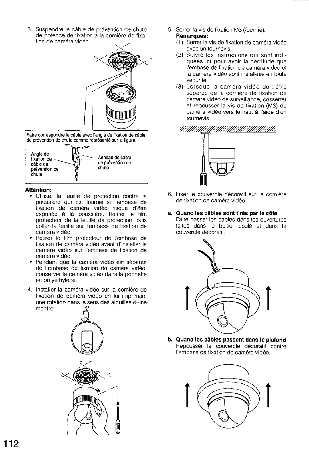 Panasonic WV-CS554, WV-CS854A manual 