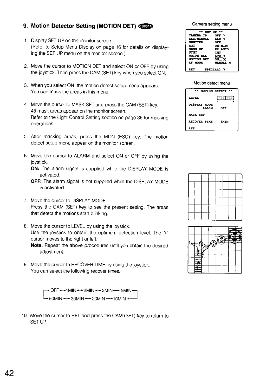 Panasonic WV-CS554, WV-CS854A manual 