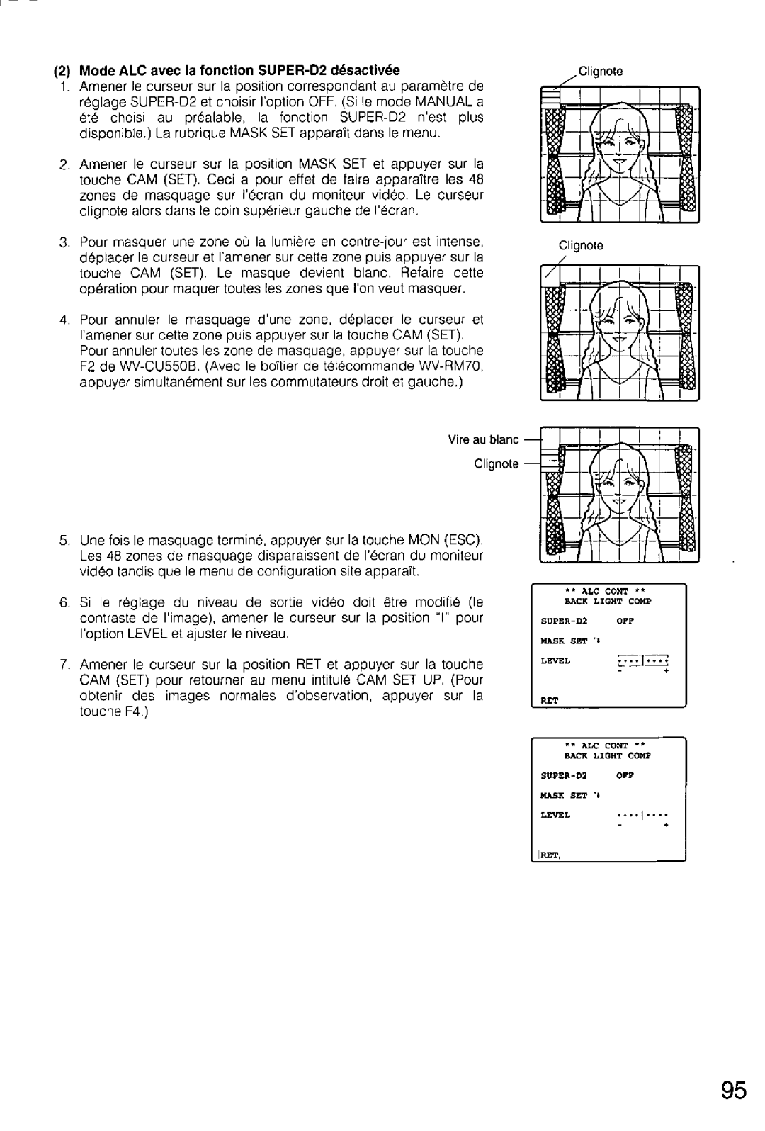 Panasonic WV-CS854A, WV-CS554 manual 