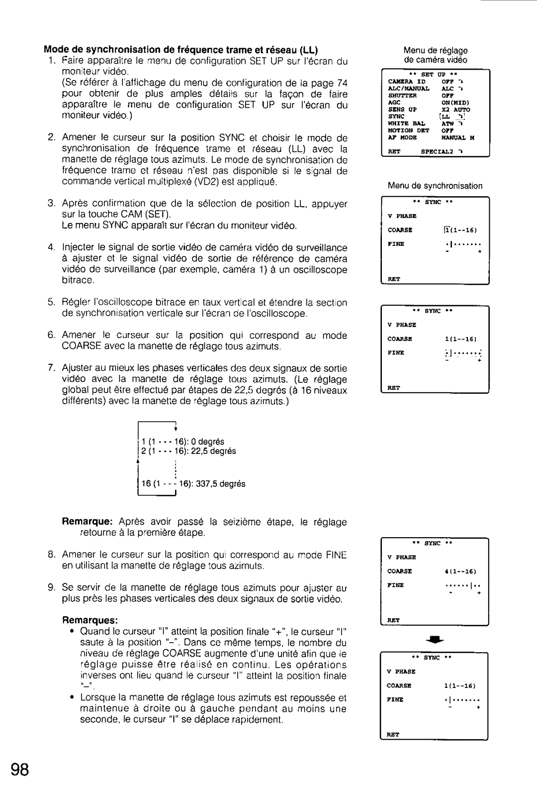 Panasonic WV-CS554, WV-CS854A manual 