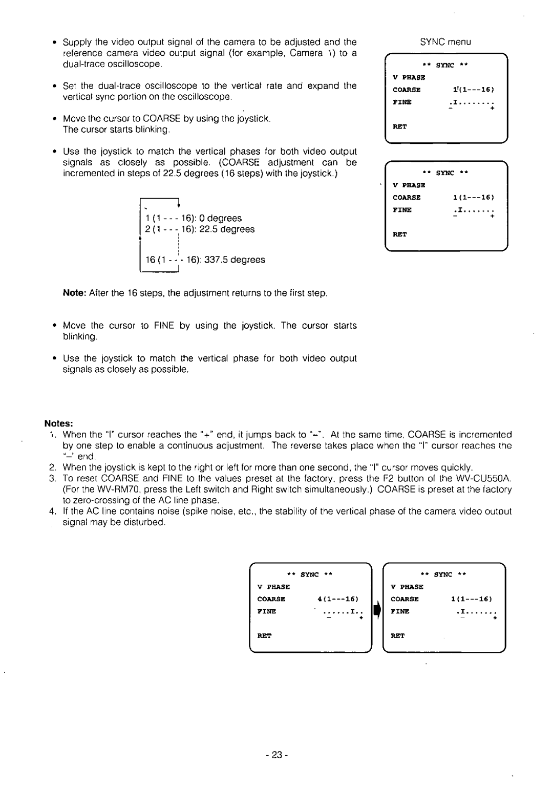 Panasonic WV-CST604, WV-CSR604, WV-BS504, WV-BST504, WV-CS604A manual 