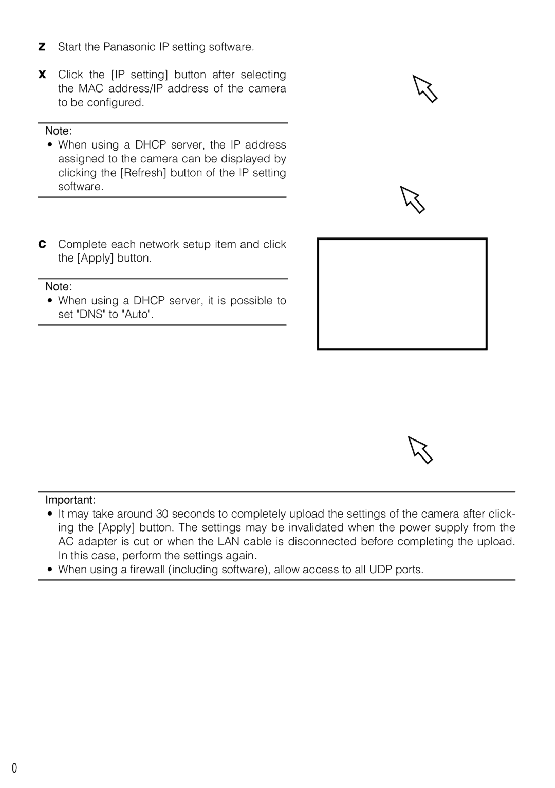 Panasonic WV-NP304 manual 