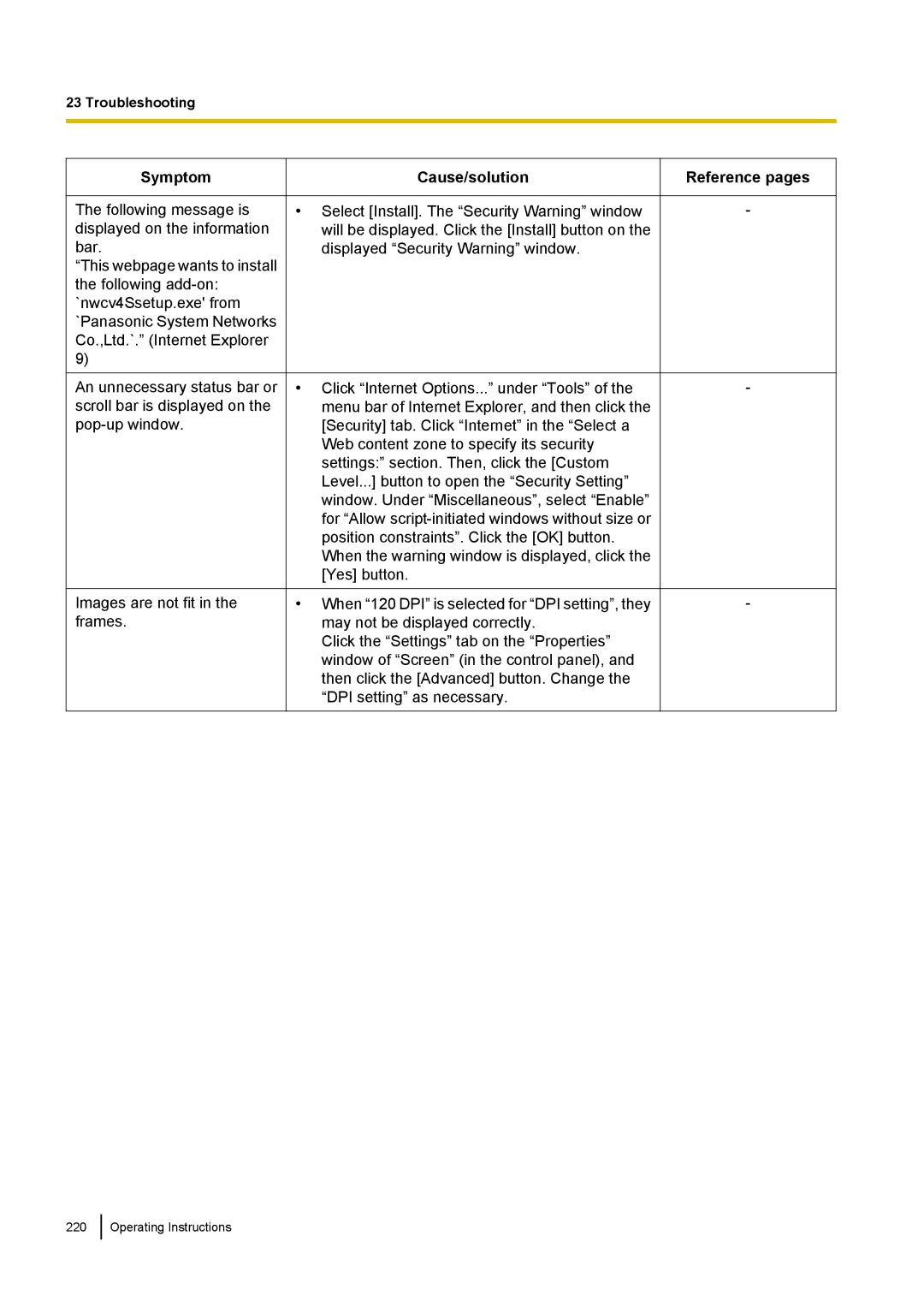 Panasonic WV-SF438E operating instructions Operating Instructions 