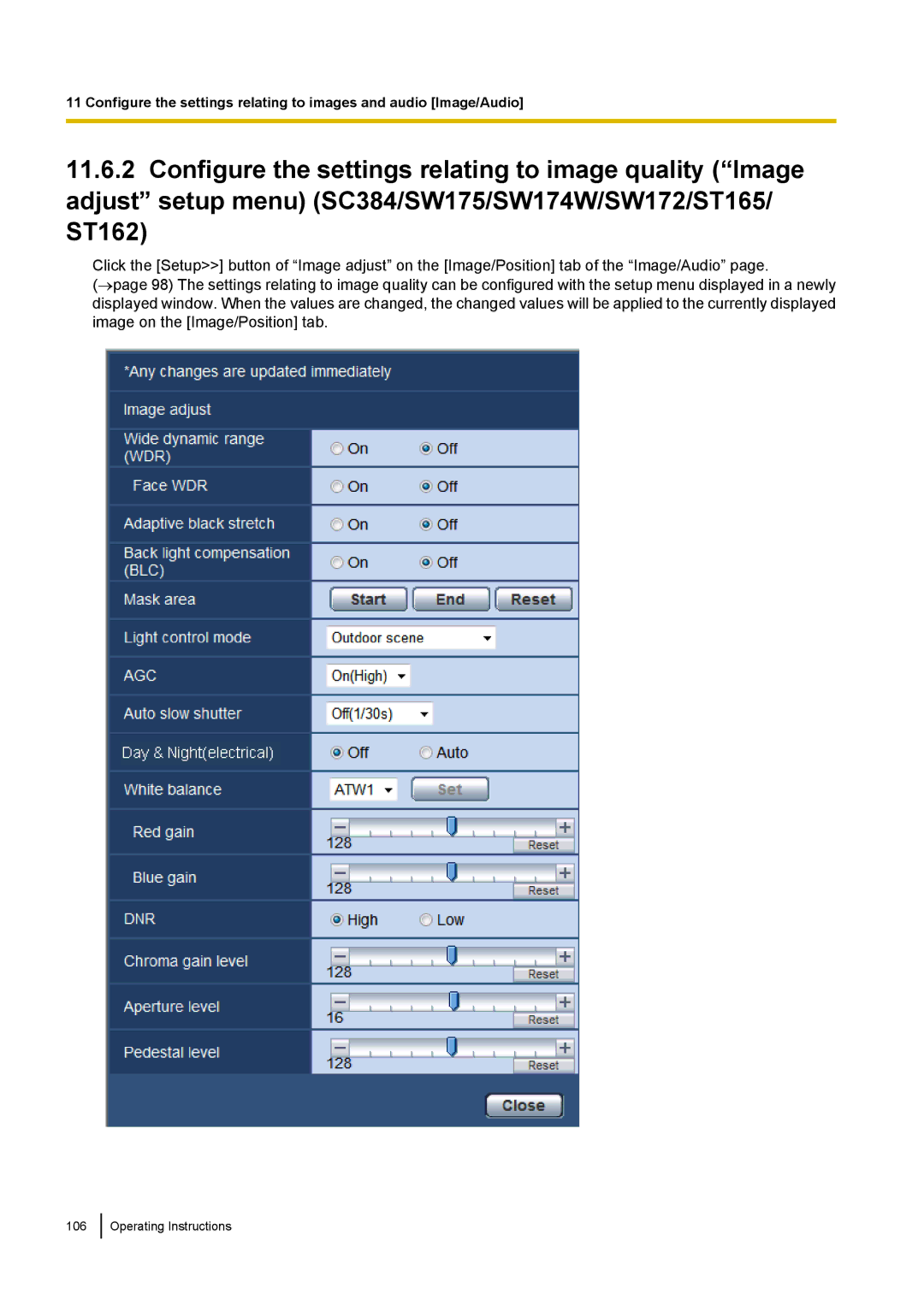 Panasonic WV-ST160, WV-SW170, WV-SW390, WV-SC380 operating instructions Operating Instructions 