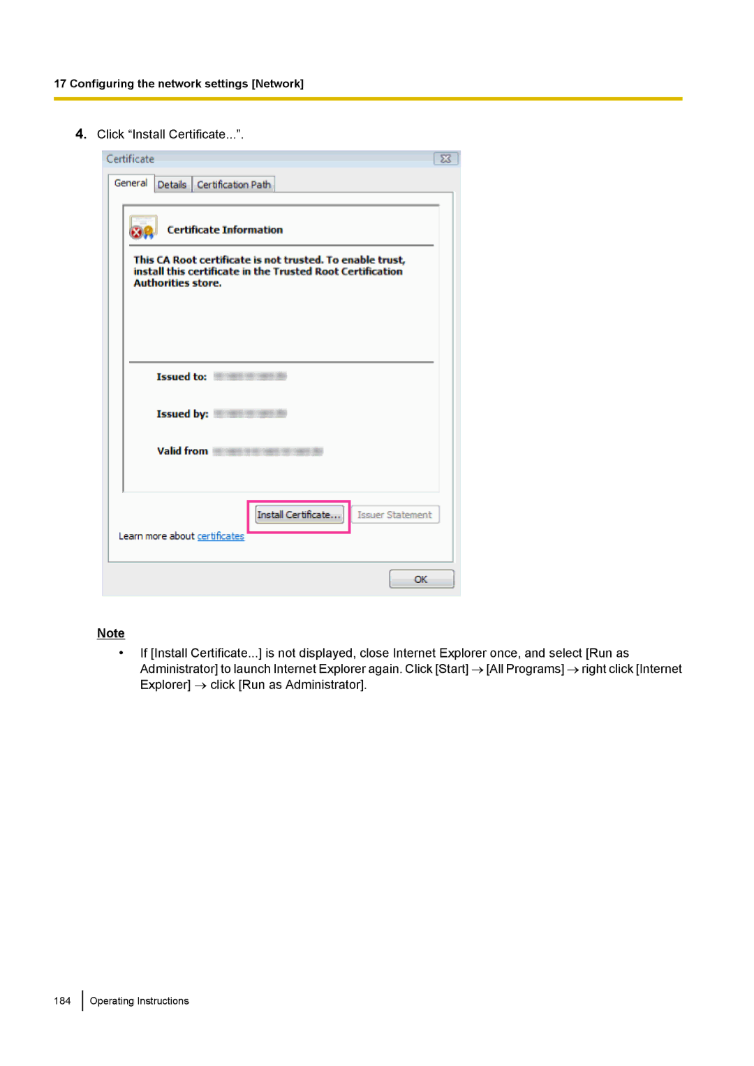 Panasonic WV-SW170, WV-SW390, WV-ST160, WV-SC380 operating instructions Operating Instructions 