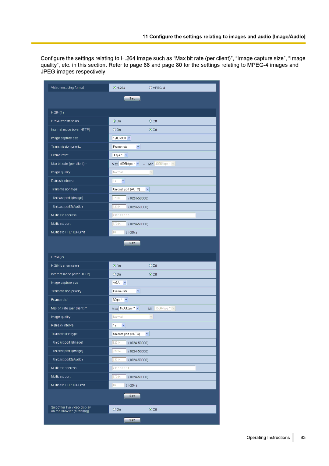 Panasonic WV-SC380, WV-SW170, WV-SW390, WV-ST160 operating instructions Operating Instructions 