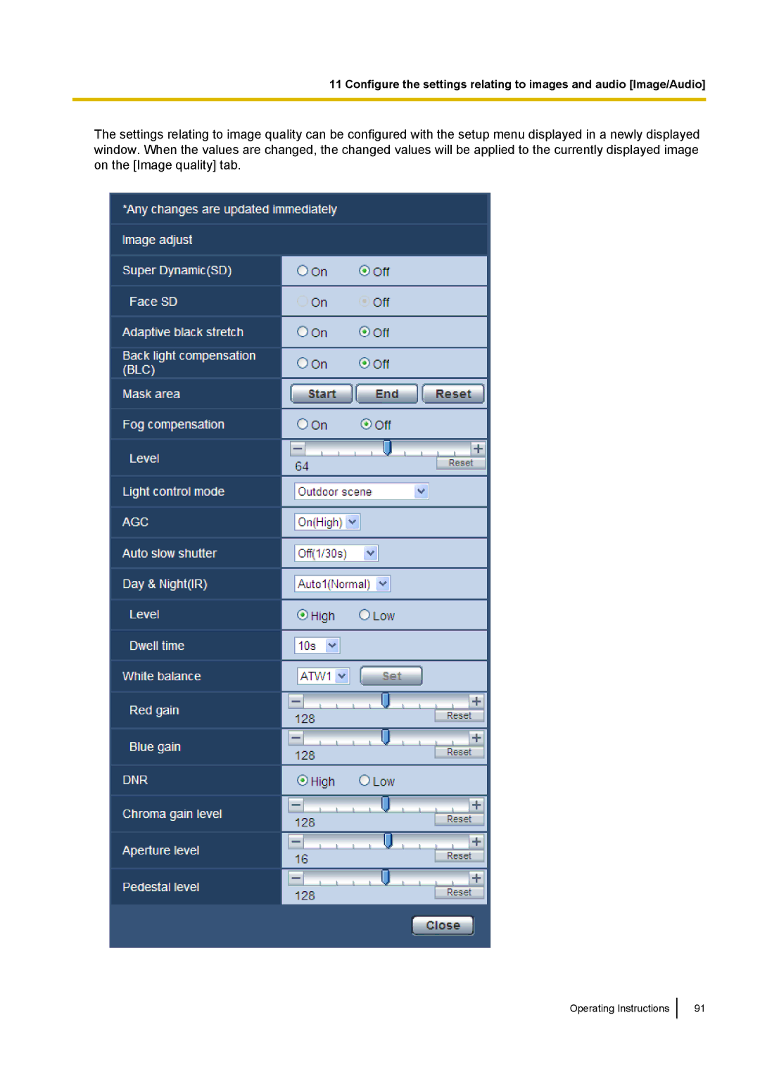 Panasonic WV-SP508E, WV-SW558E, WV-SW559PJ, WV-SW559E, WV-SP509E, WV-SF549E, WV-SF548E, WV-SF539E Operating Instructions 