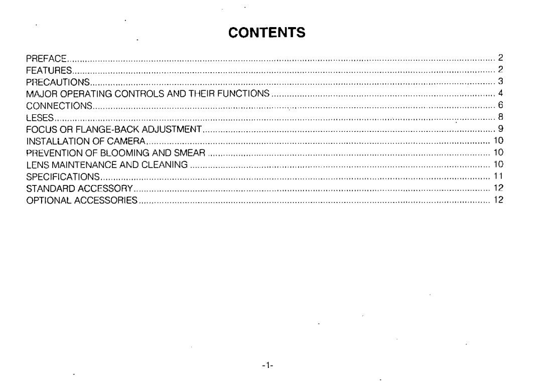 Panasonic WVBP114, WVBP110 manual 