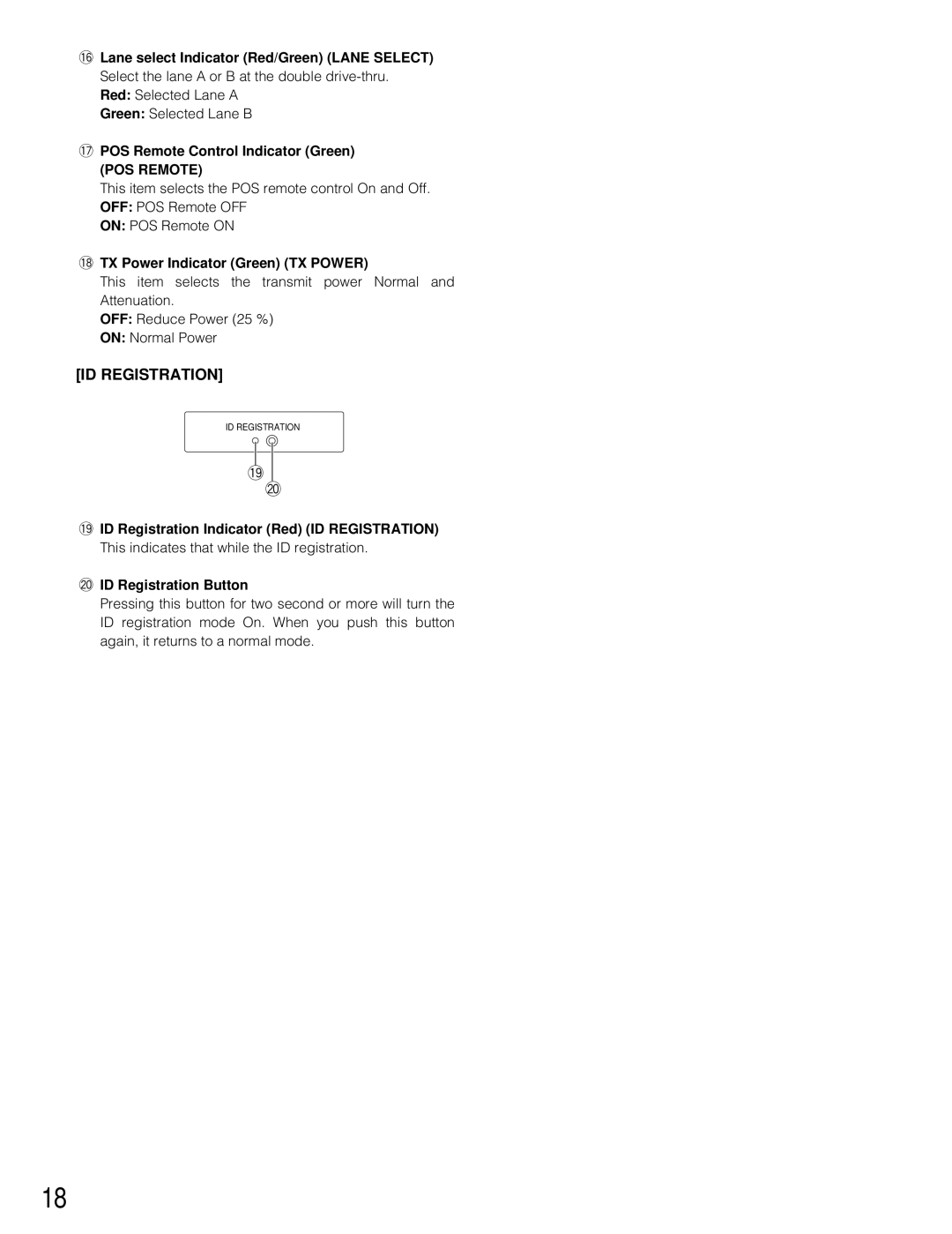 Panasonic WX-C3010 manual POS Remote 