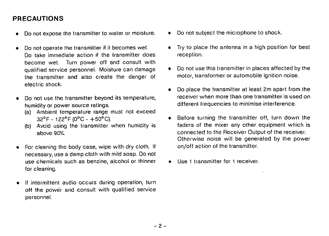 Panasonic WX-RP410 manual 