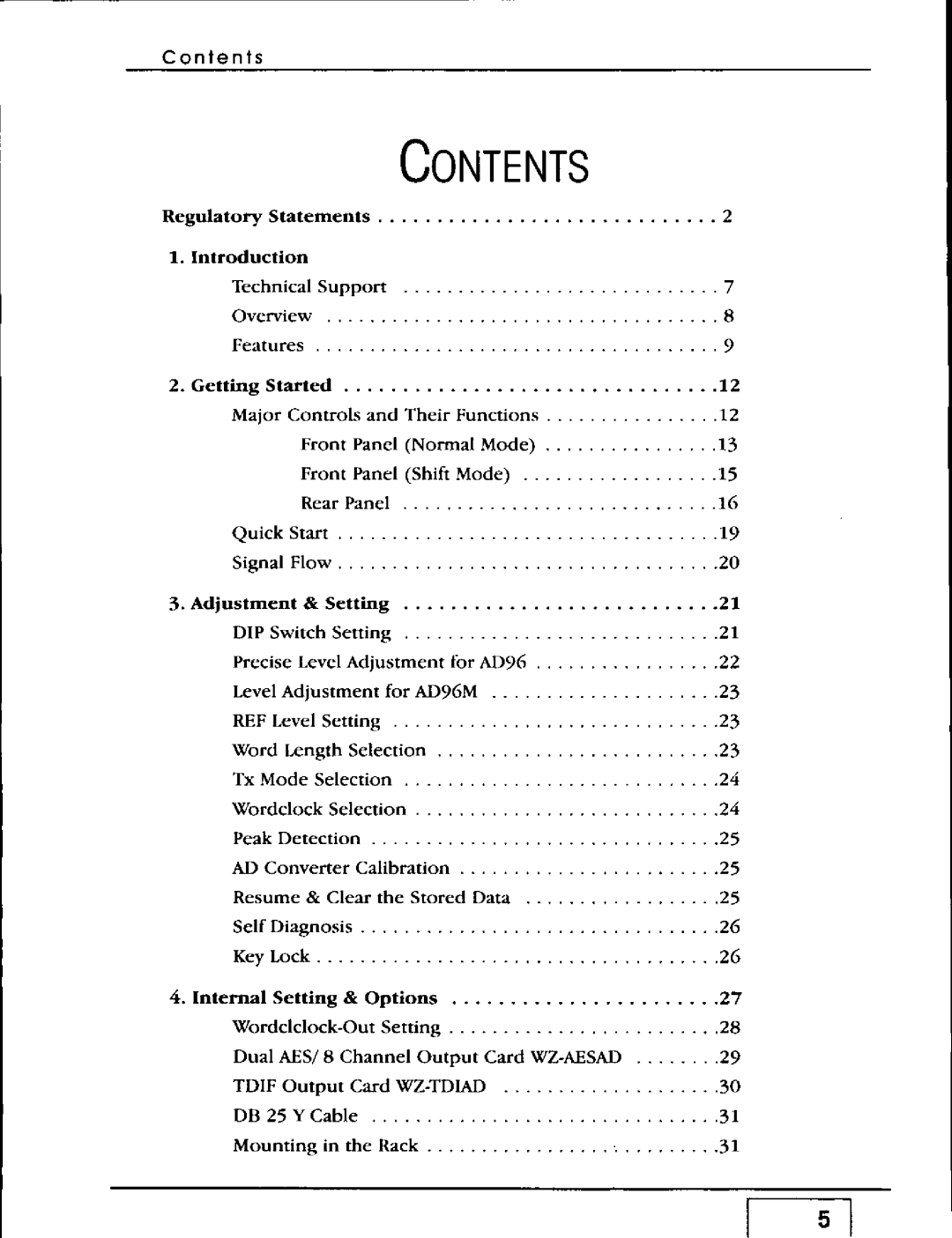 Panasonic WZ-AD96 manual 