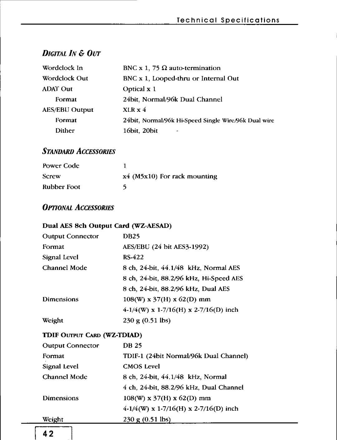 Panasonic WZ-AD96 manual 
