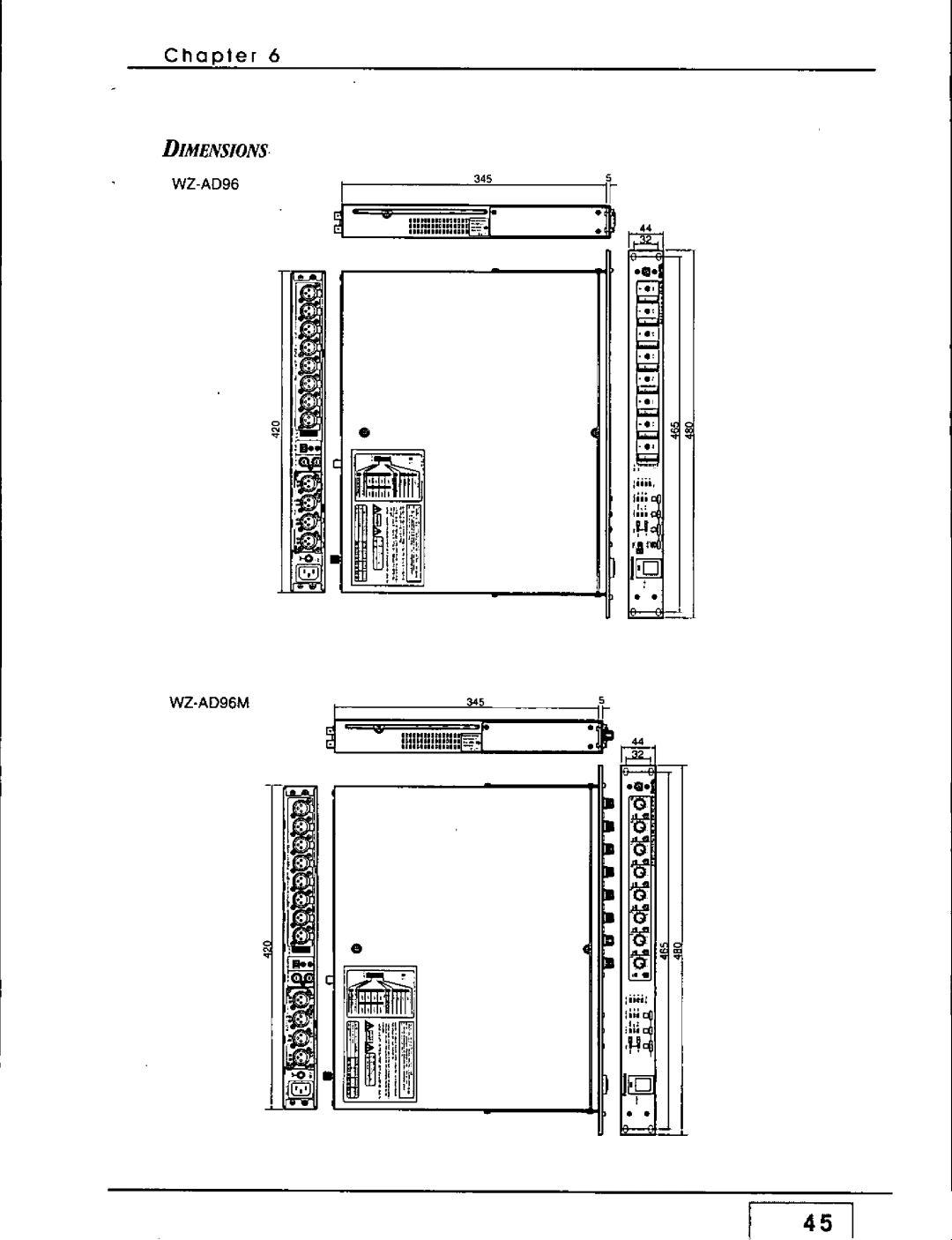 Panasonic WZ-AD96 manual 