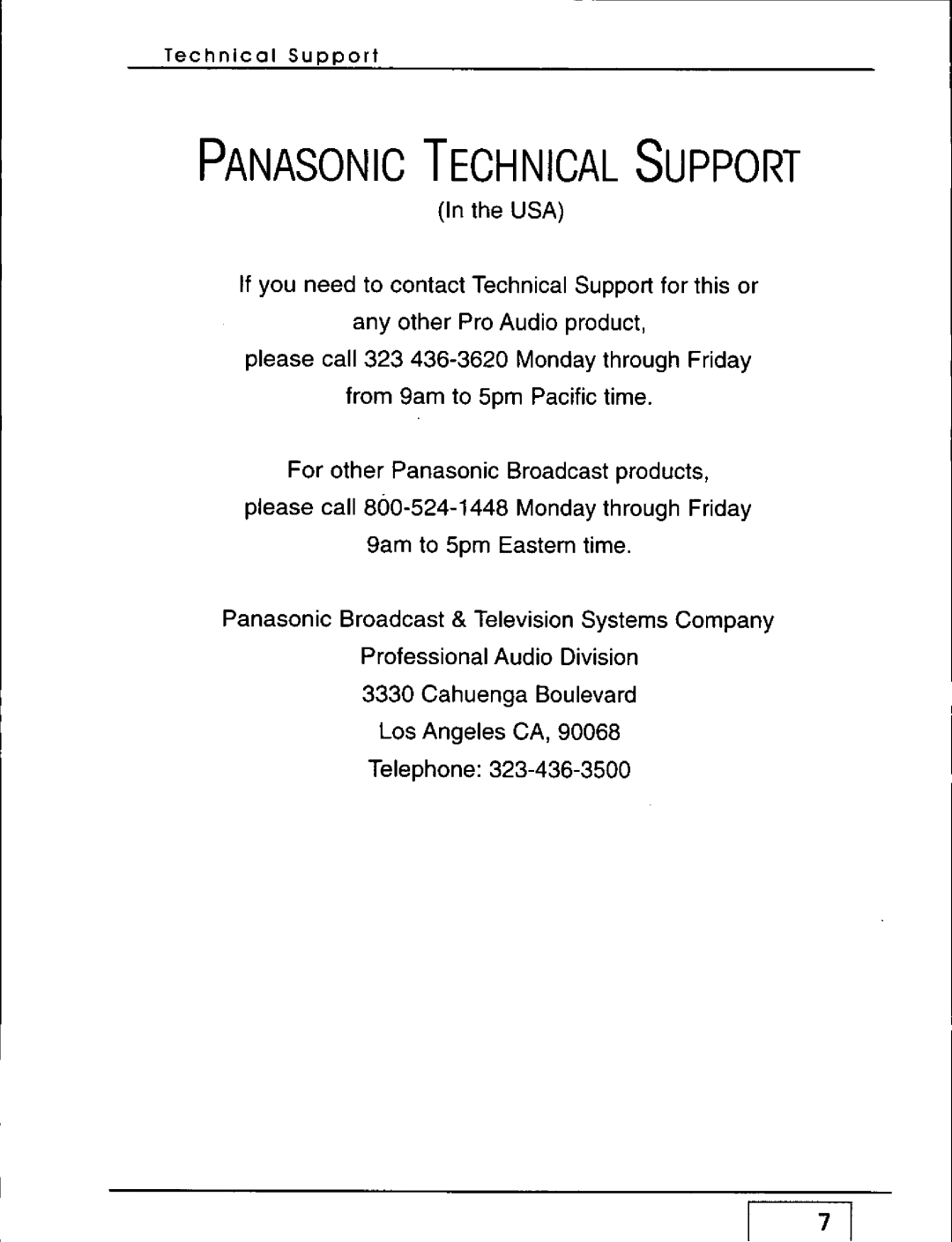 Panasonic WZ-AD96 manual 