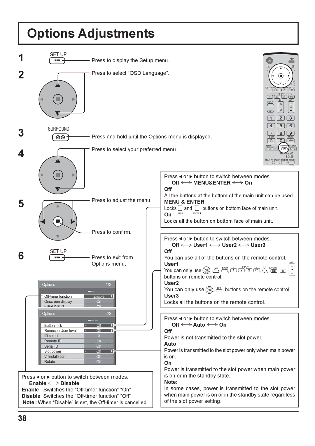 Panasonic TH-37PWD8GK, TH-37PWD8GS, TH-42PWD8GK, TH-42PWD8GS, TH-37PHD8GK, TH-37PHD8GS, TH-42PHD8GK, TH-42PHD8GS manual 