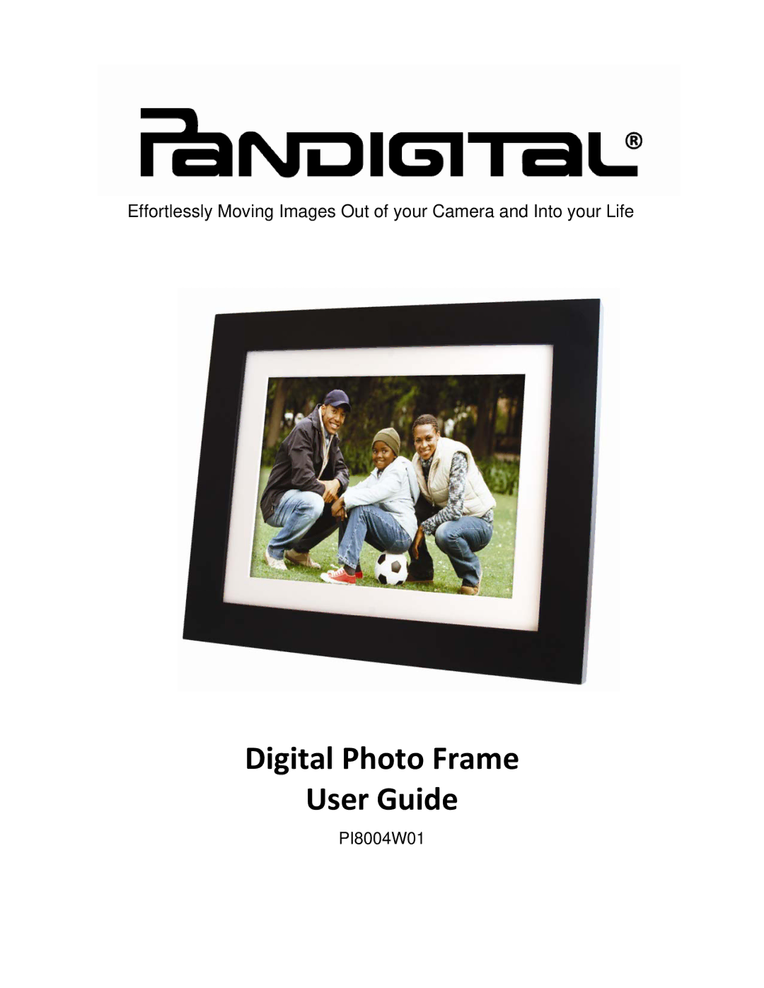 Pandigital PI8004W01 manual Digital Photo Frame User Guide 