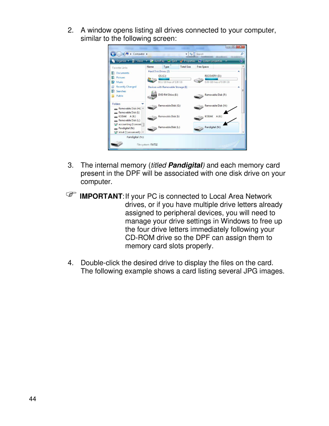 Pandigital PI8004W01 manual 