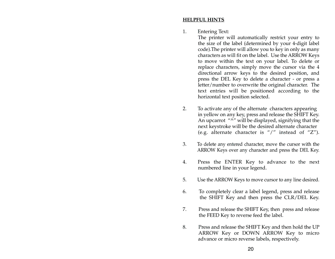 Panduit LS3E manual Helpful Hints 