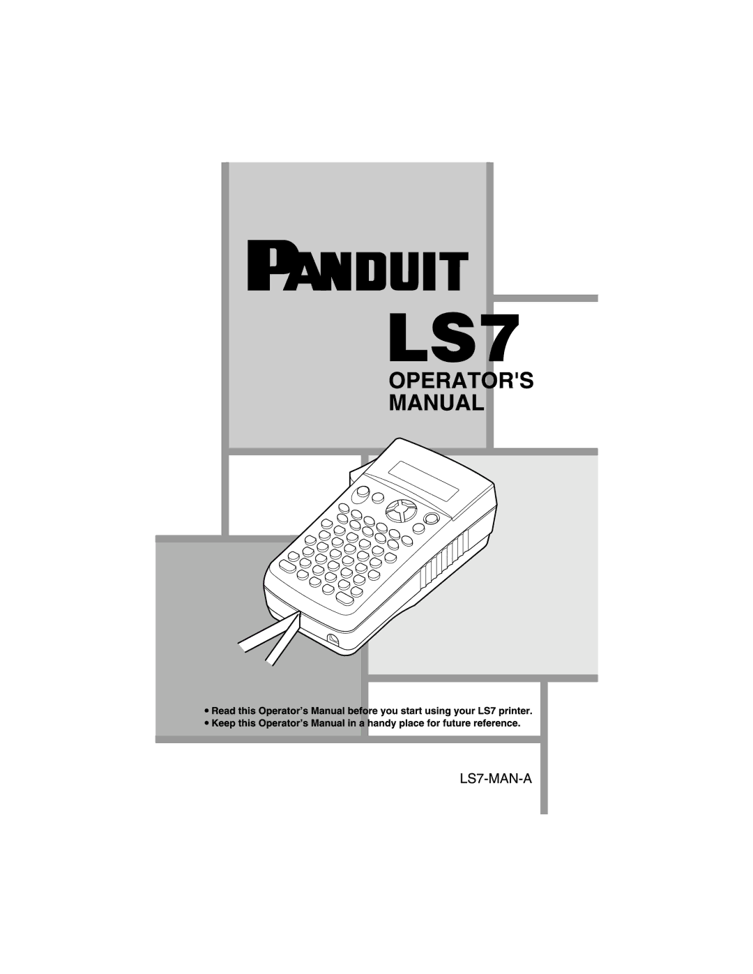 Panduit LS7 manual 