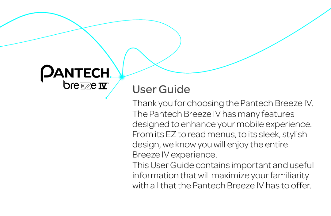 Pantech 4 manual User Guide 