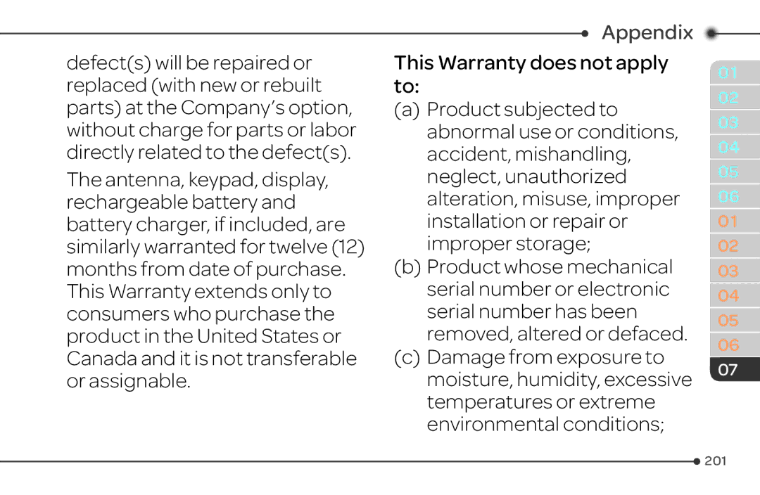 Pantech 4 manual This Warranty does not apply to 