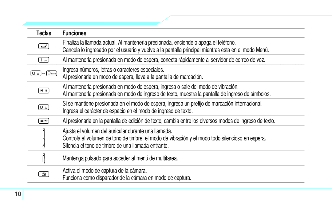 Pantech 5U000242C0A, Reveal manual Ajusta el volumen del auricular durante una llamada 