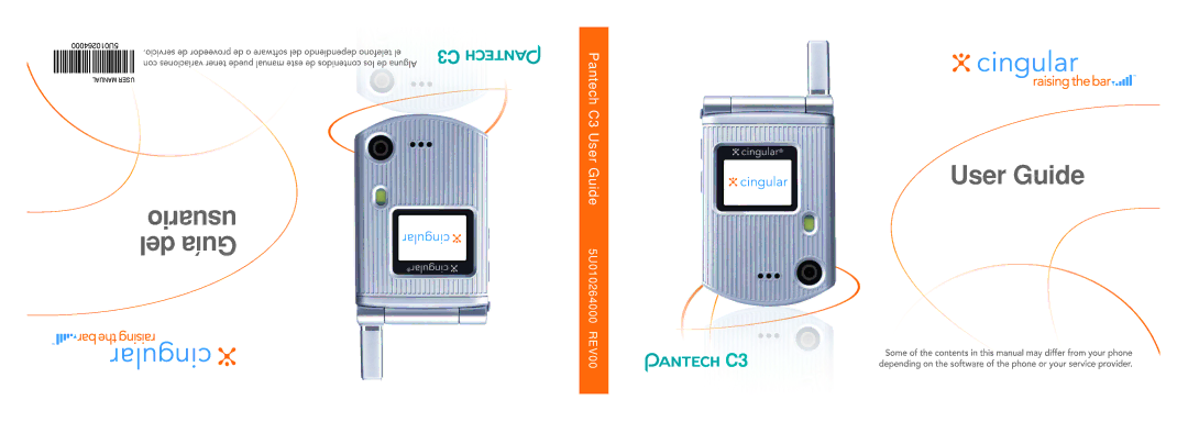 Pantech C3 manual User Guide 