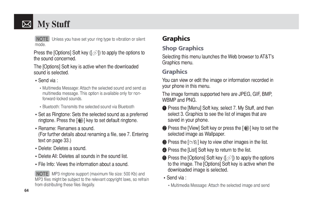 Pantech C3b manual Shop Graphics 