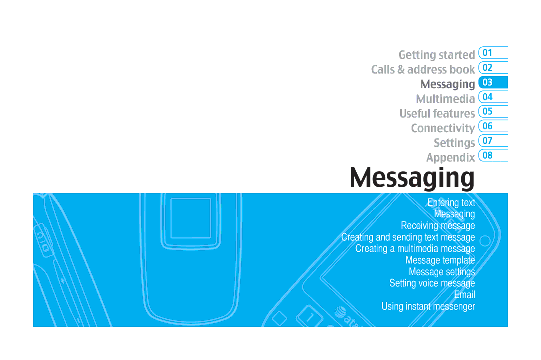 Pantech C520 manual Messaging 