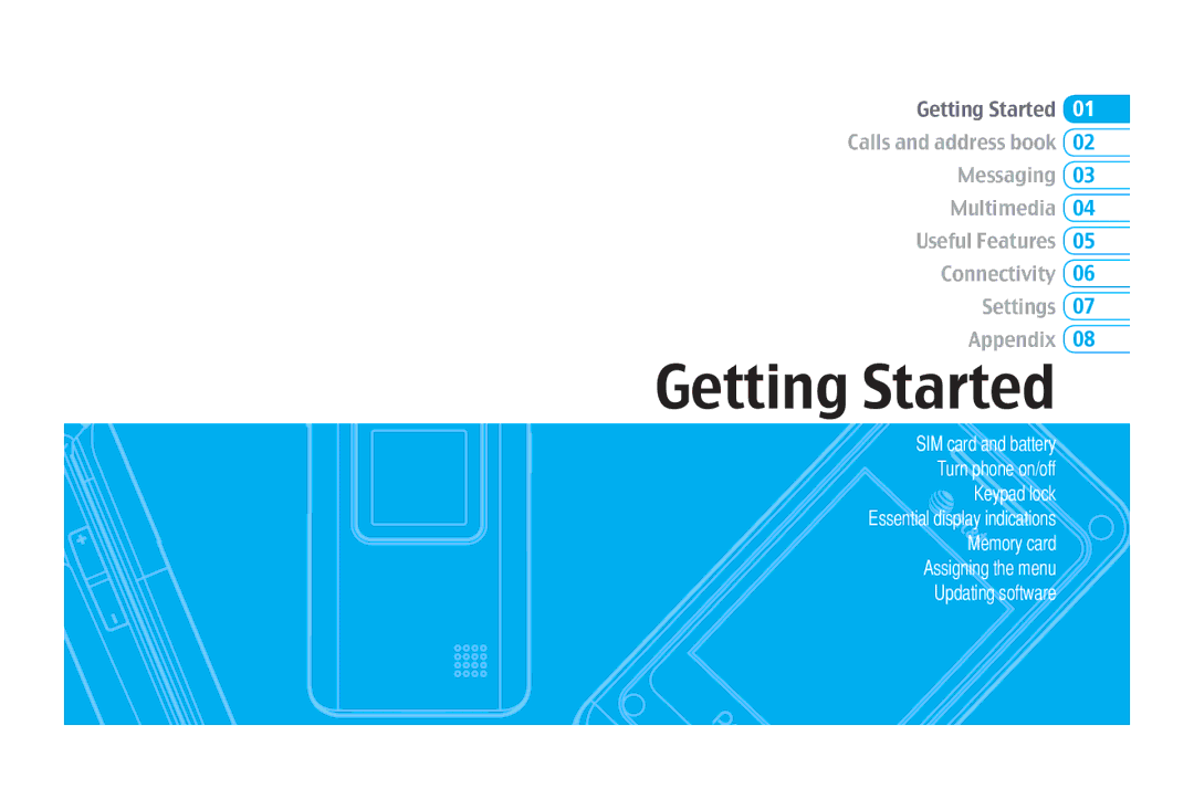 Pantech C610 manual Getting Started 