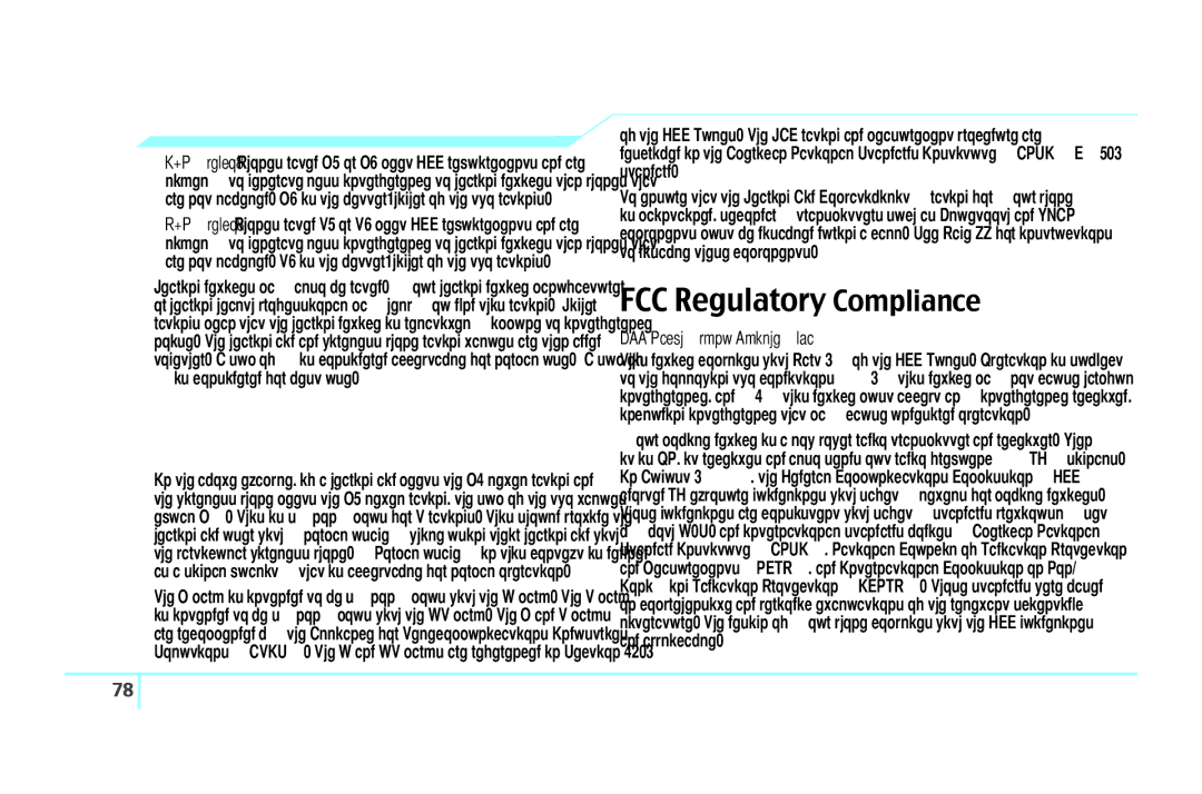 Pantech C610 manual FCC Regulatory Compliance 