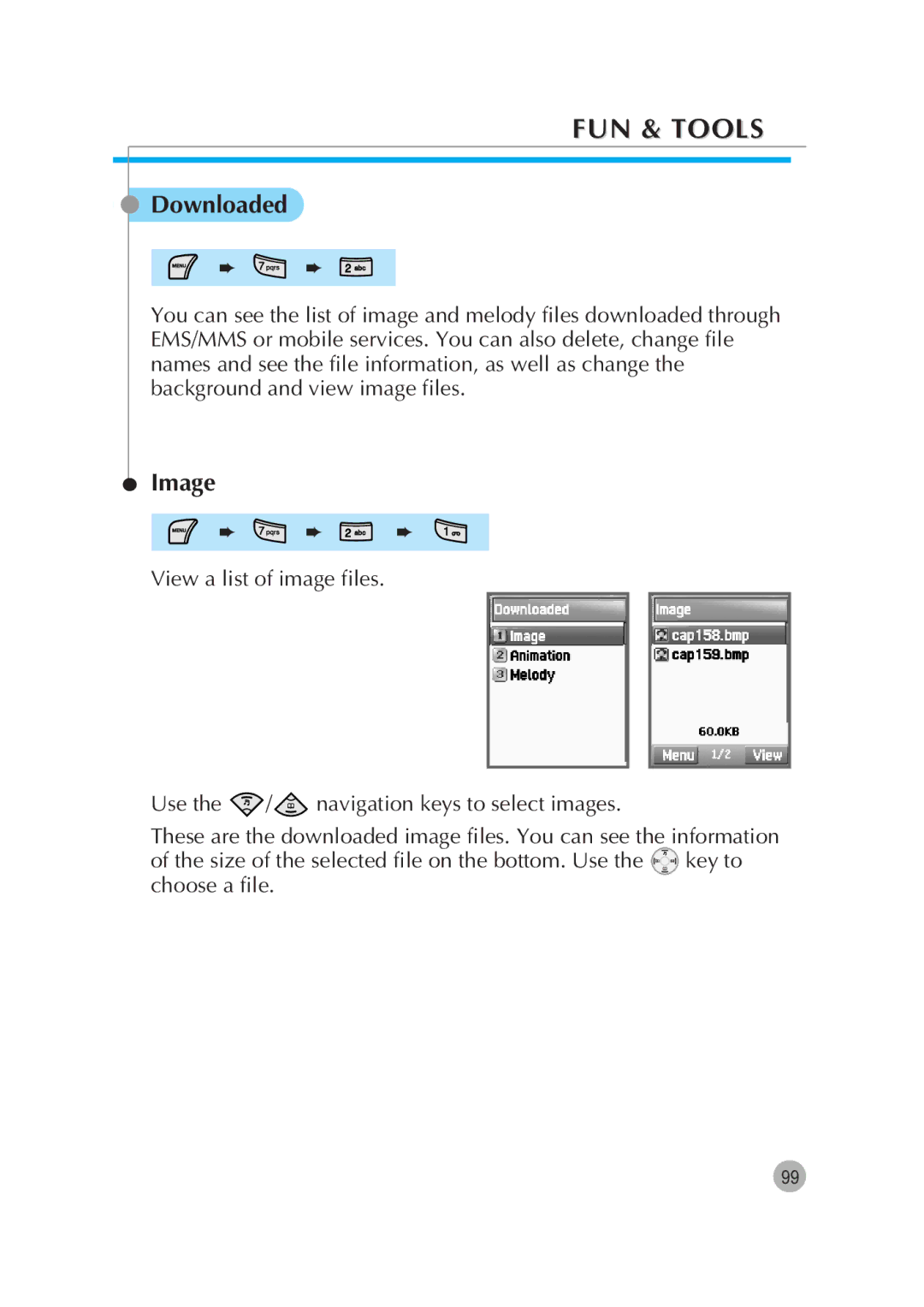 Pantech G670 manual Downloaded, Image 