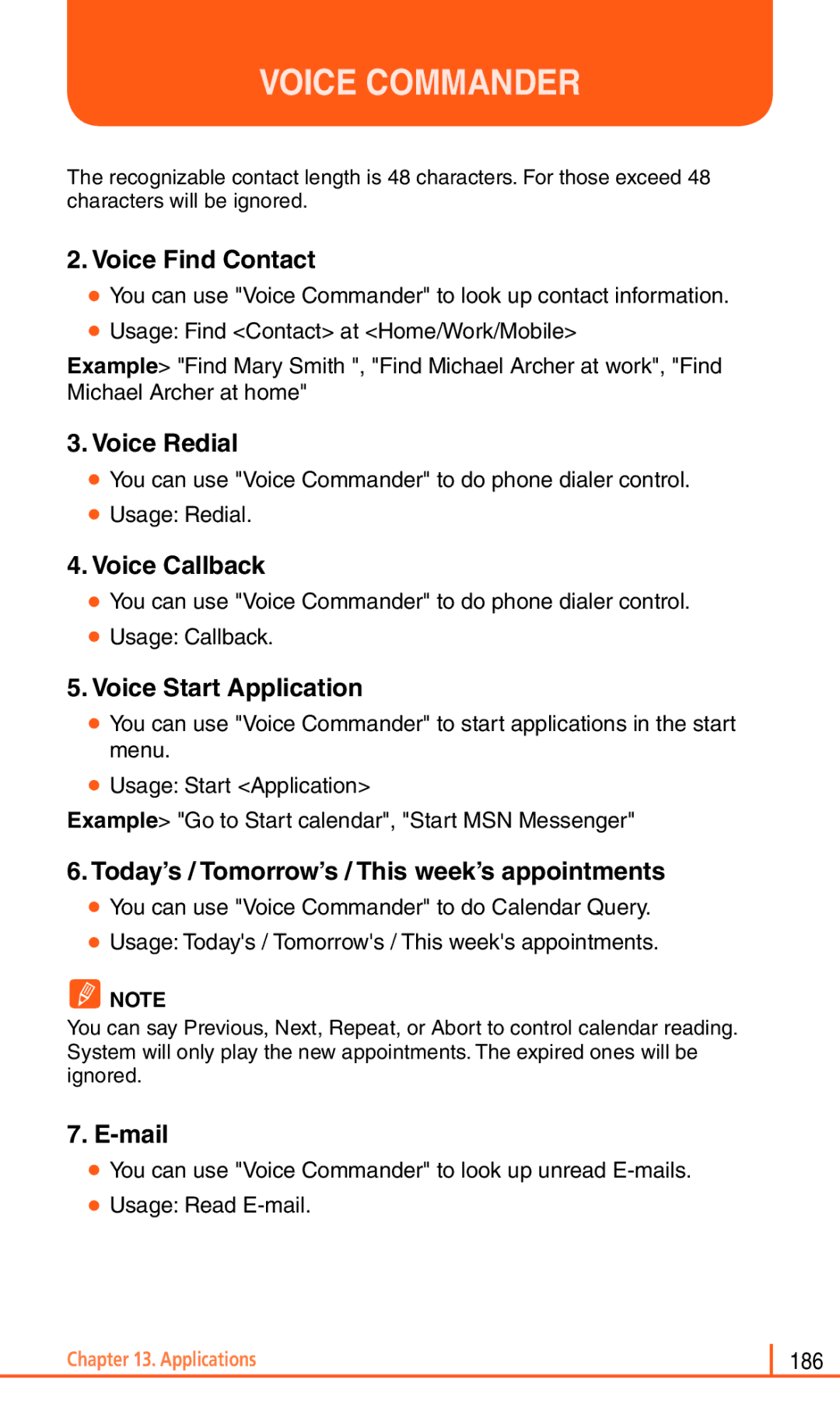 Pantech Matrix Pro manual Voice Commander 