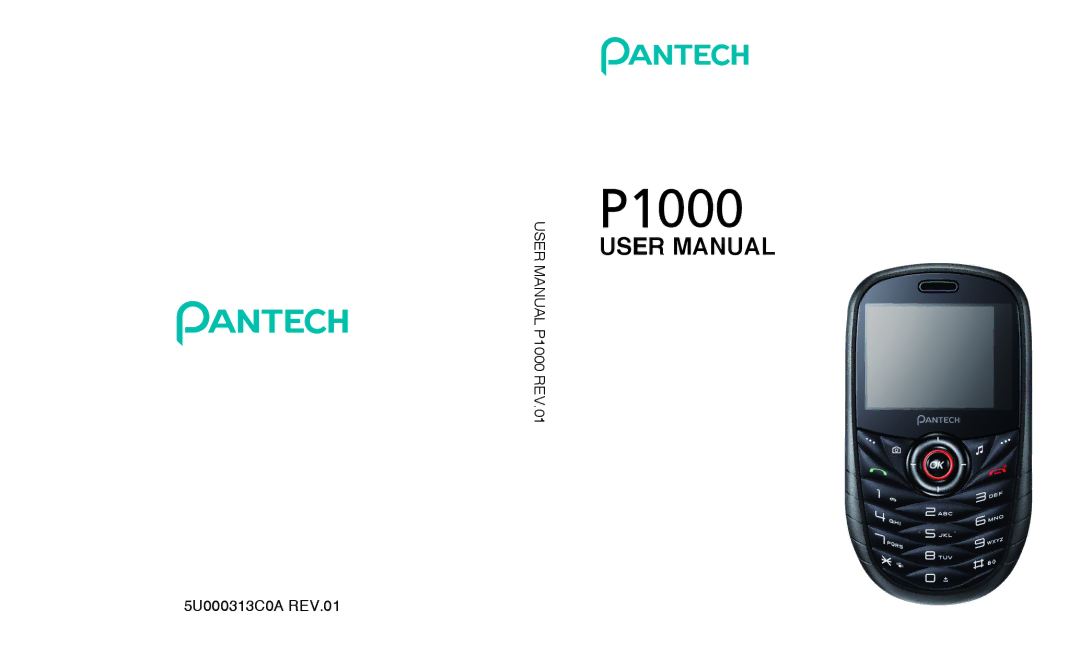 Pantech P1000 manual 