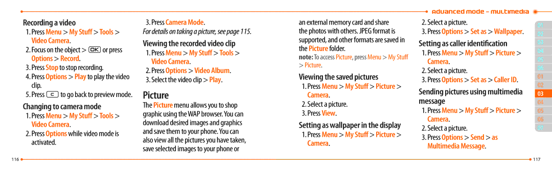 Pantech P2000 manual Picture 