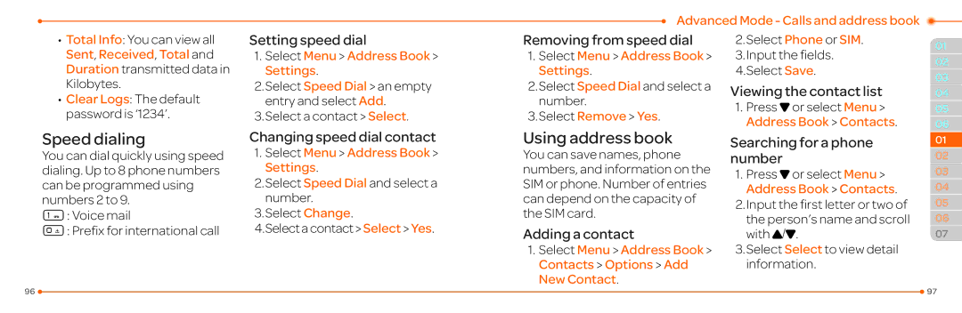 Pantech P2030 manual Select Menu Address Book Settings, Select Menu Address Book Contacts Options Add New Contact 