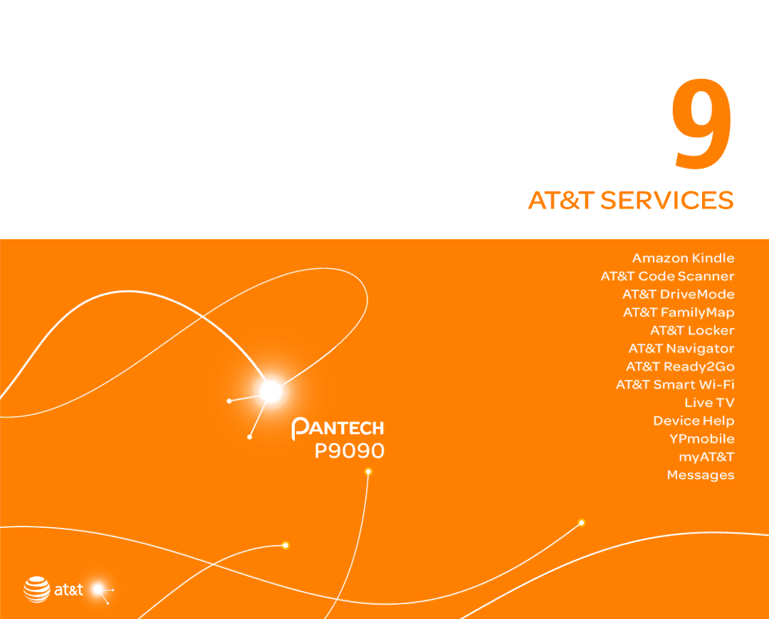 Pantech P9090 manual AT&T Services 