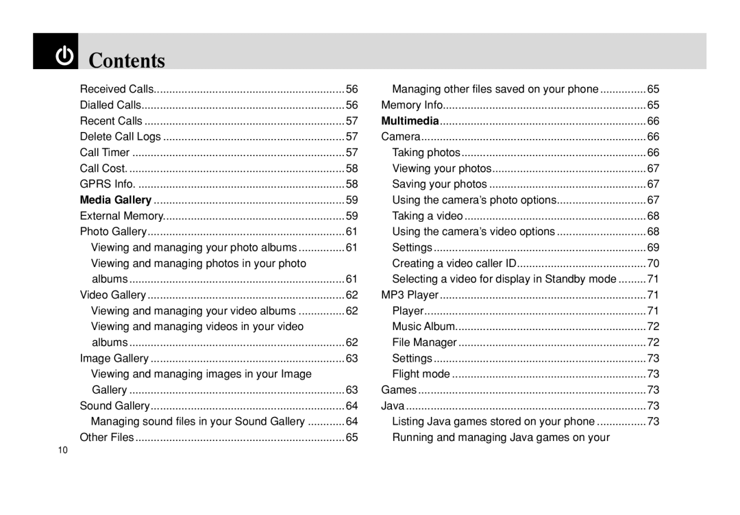 Pantech PG - 3600V manual Viewing and managing photos in your photo 