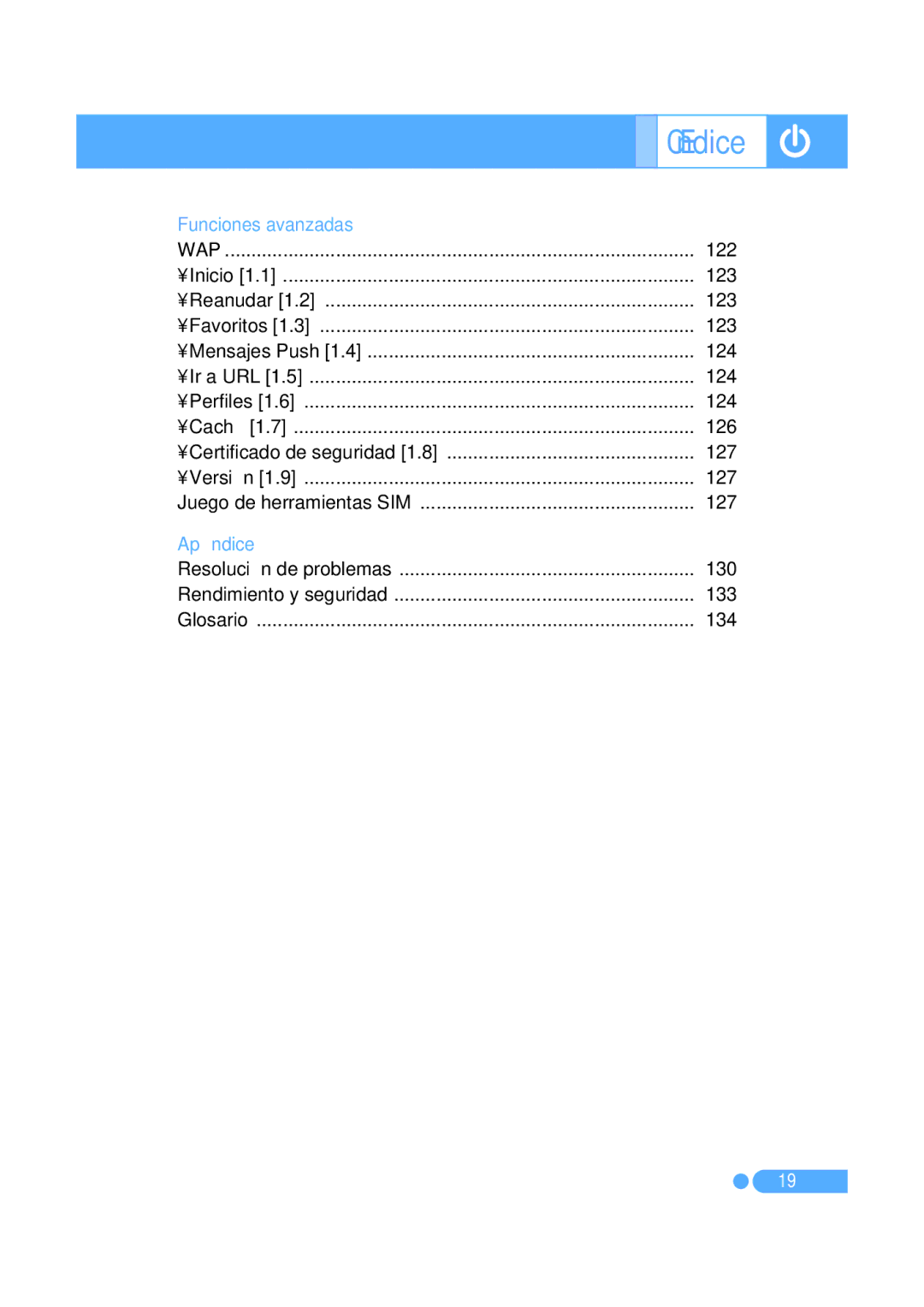 Pantech PG-1410 manual Apéndice 