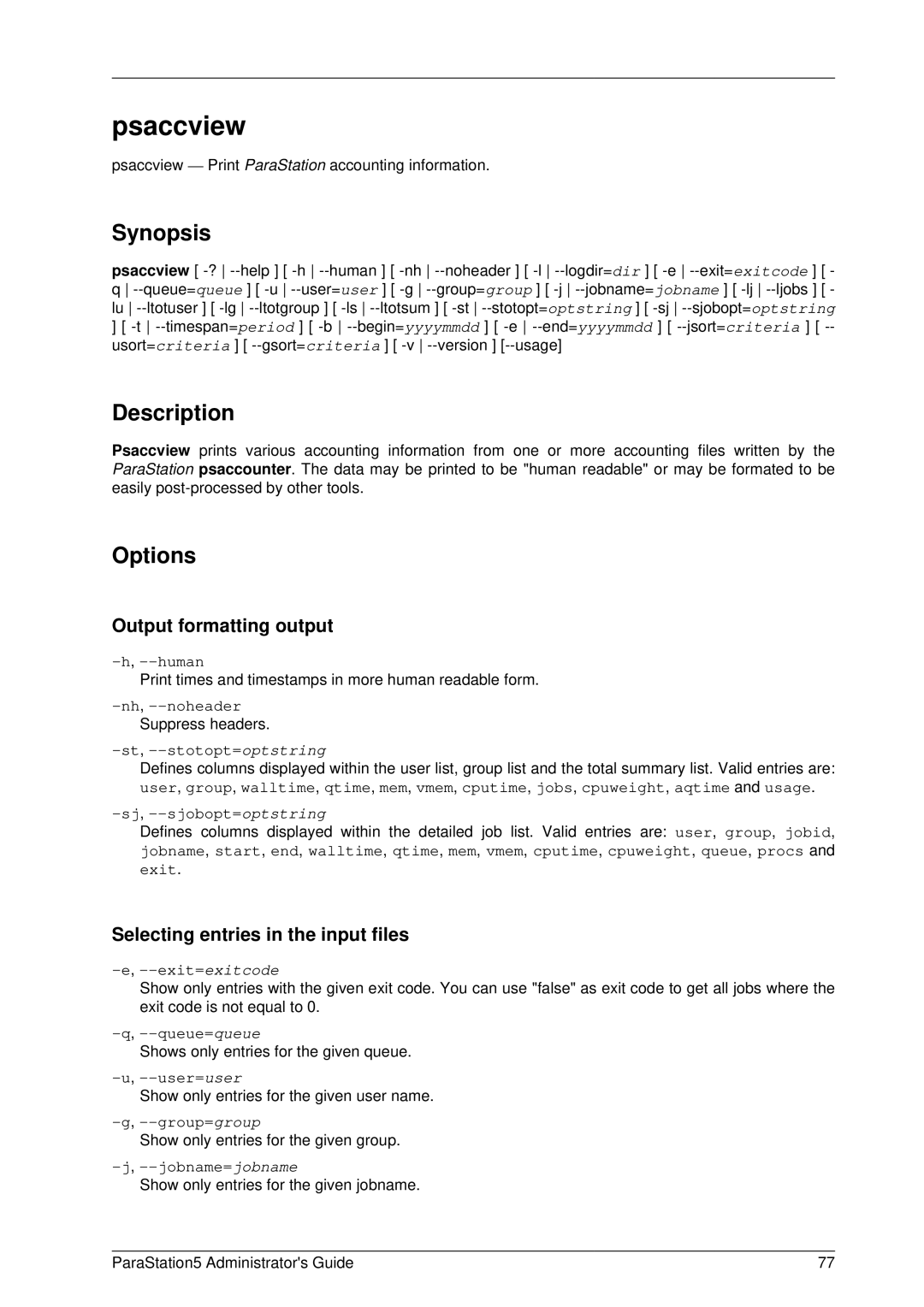 PAR Technologies V5 manual Psaccview 