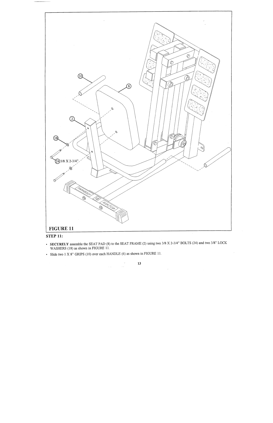 ParaBody 100101 manual 