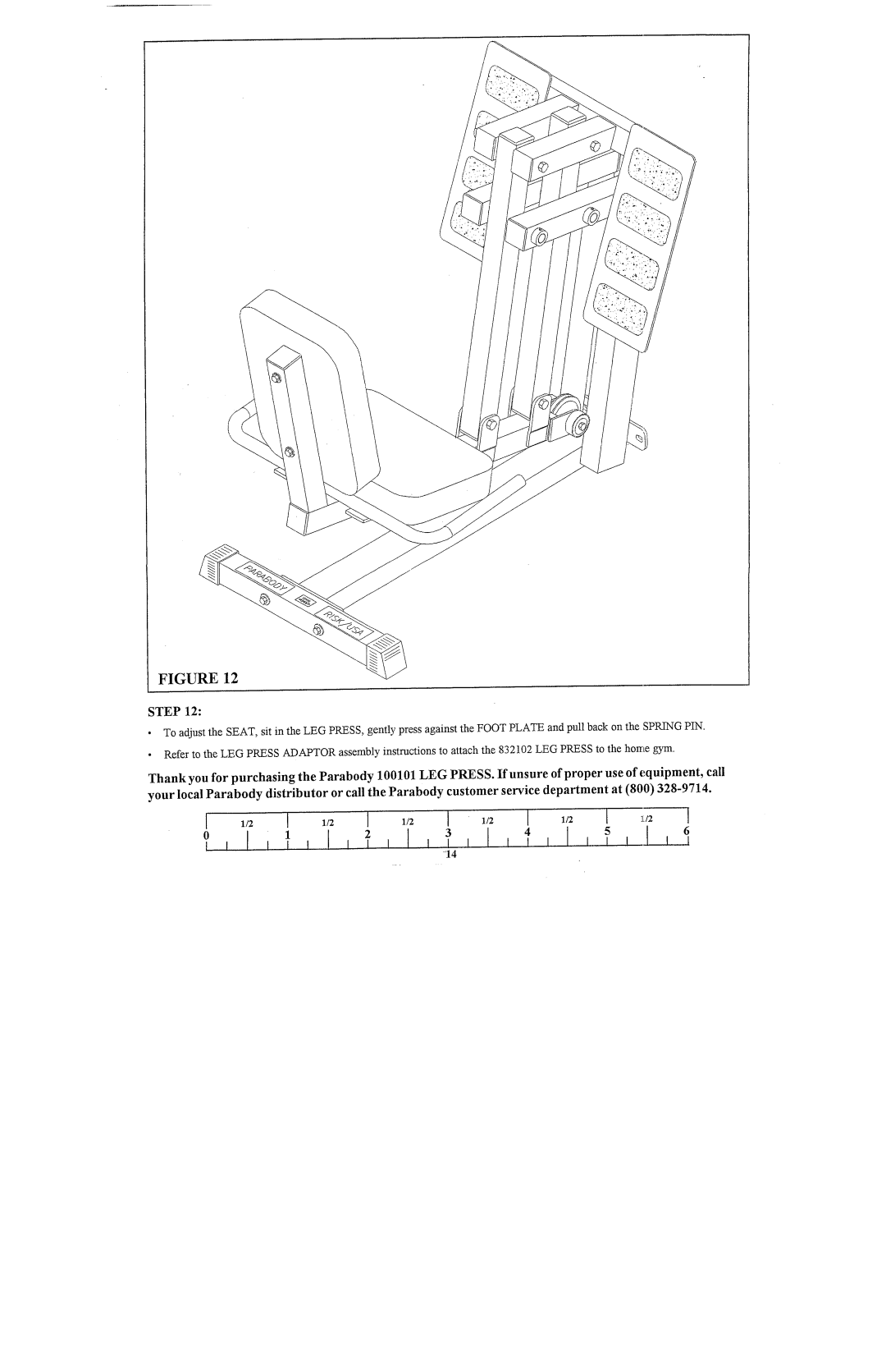 ParaBody 100101 manual 112 