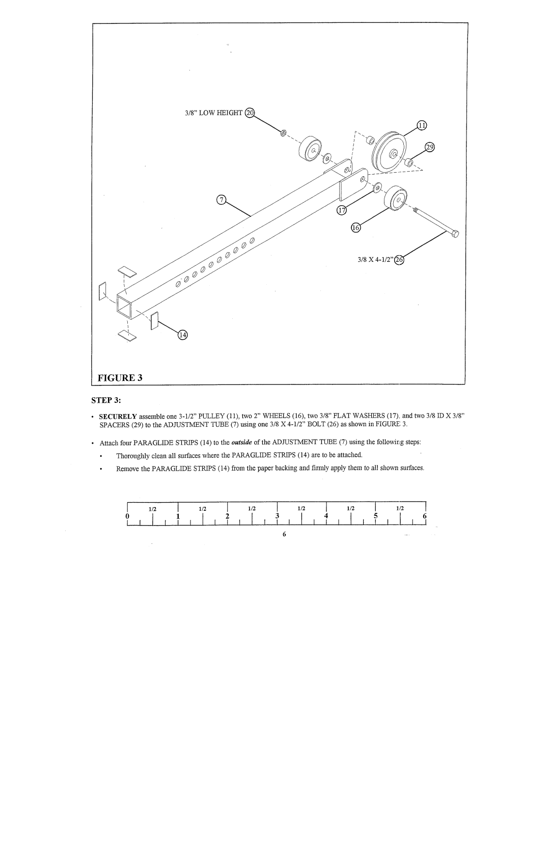 ParaBody 100101 manual Step 