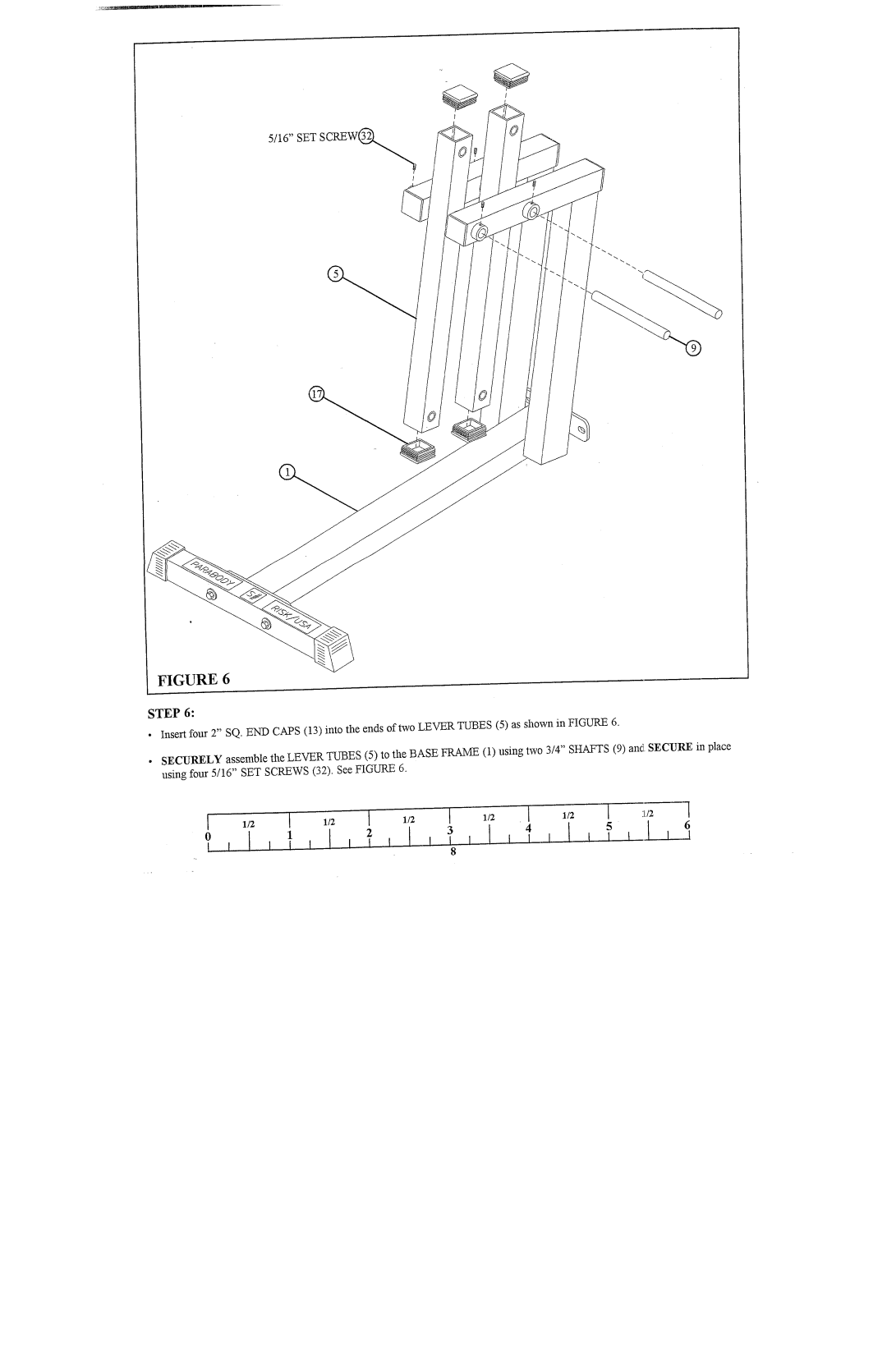 ParaBody 100101 manual Set Screw~ 