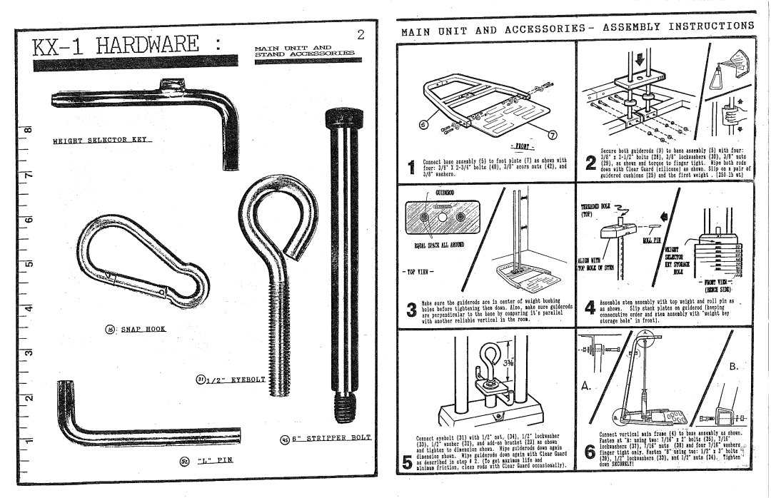 ParaBody 200 manual KX-l Hardware, SIll 