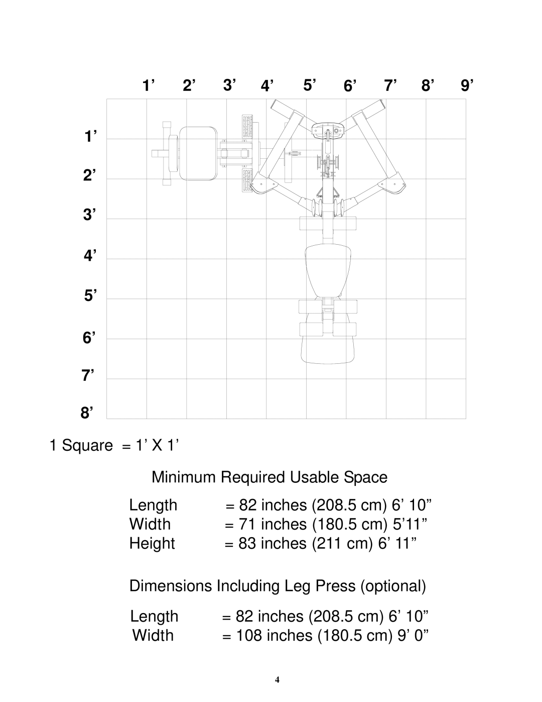 ParaBody 221 manual ’ 2’ 3’ 4’ 5’ 6’ 7’ 8’ 9’ 